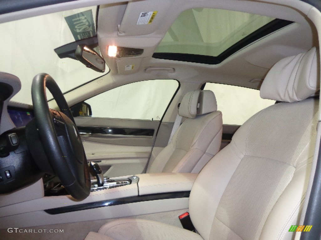 2011 7 Series 750Li xDrive Sedan - Cashmere Silver Metallic / Oyster/Black Nappa Leather photo #21