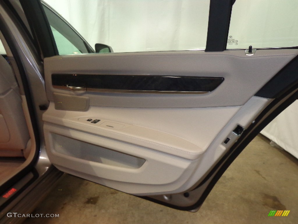 2011 7 Series 750Li xDrive Sedan - Cashmere Silver Metallic / Oyster/Black Nappa Leather photo #30