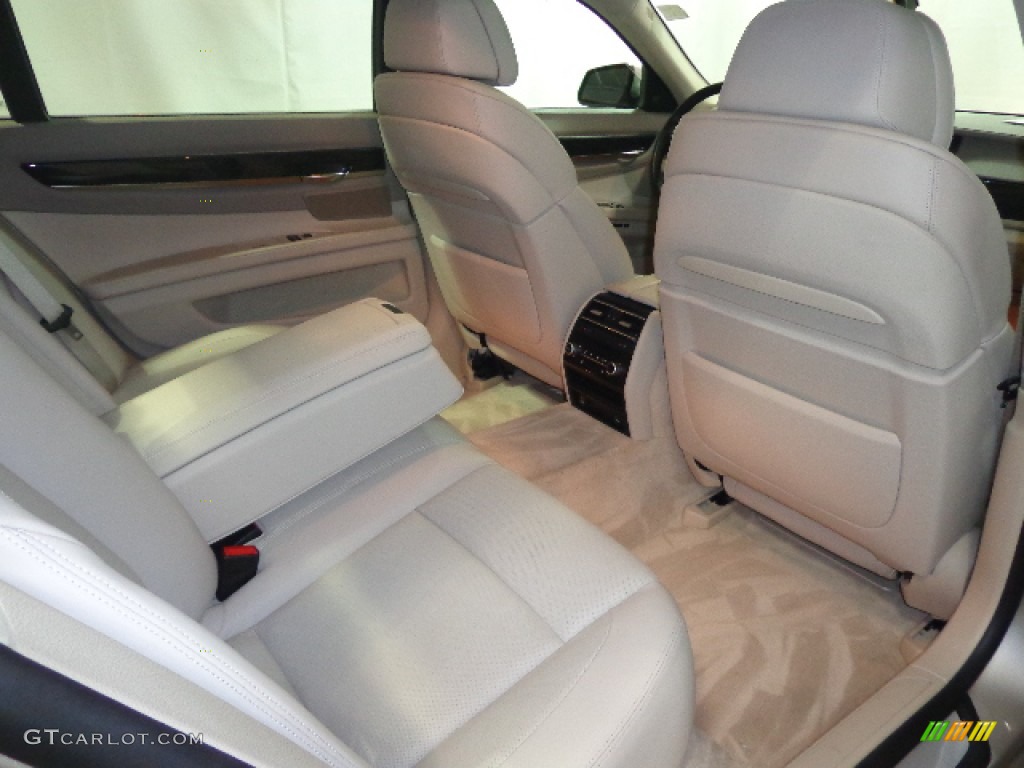 2011 7 Series 750Li xDrive Sedan - Cashmere Silver Metallic / Oyster/Black Nappa Leather photo #31