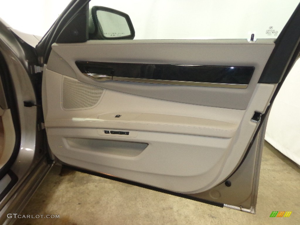 2011 7 Series 750Li xDrive Sedan - Cashmere Silver Metallic / Oyster/Black Nappa Leather photo #34