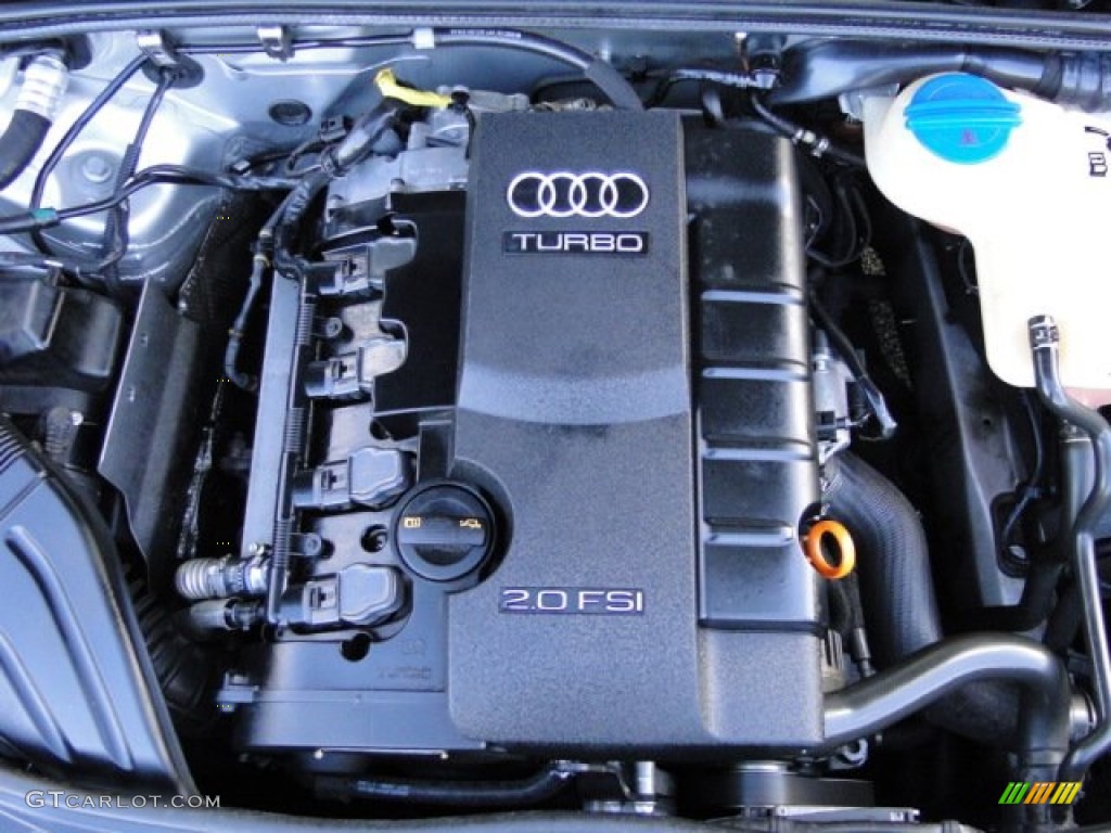 2007 Audi A4 2.0T quattro Sedan Engine Photos