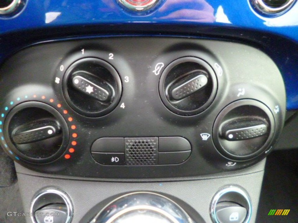 2012 Fiat 500 Sport Controls Photo #89871403