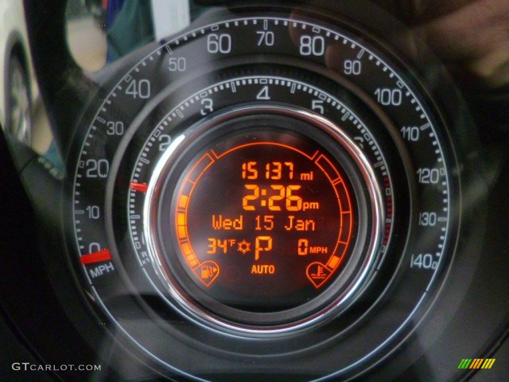 2012 Fiat 500 Sport Gauges Photo #89871436