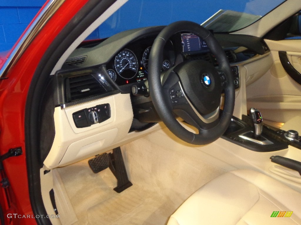 2013 3 Series 328i xDrive Sedan - Melbourne Red Metallic / Venetian Beige photo #18