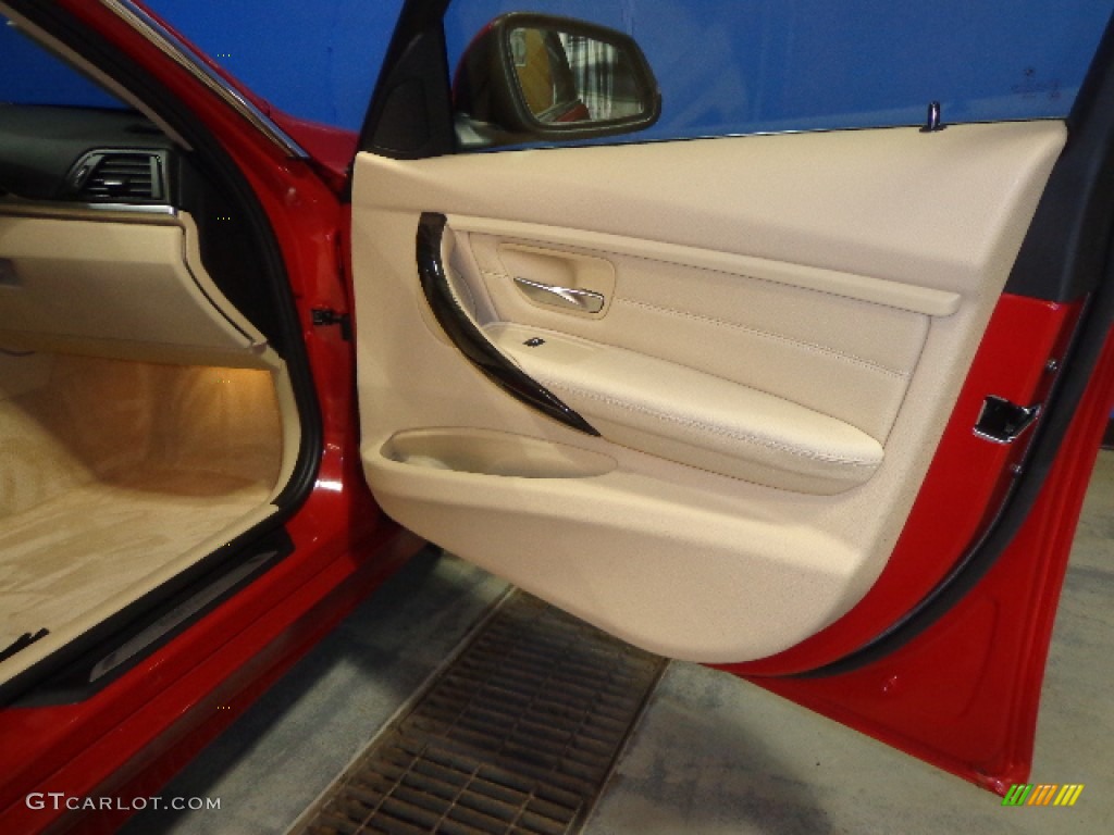2013 3 Series 328i xDrive Sedan - Melbourne Red Metallic / Venetian Beige photo #28