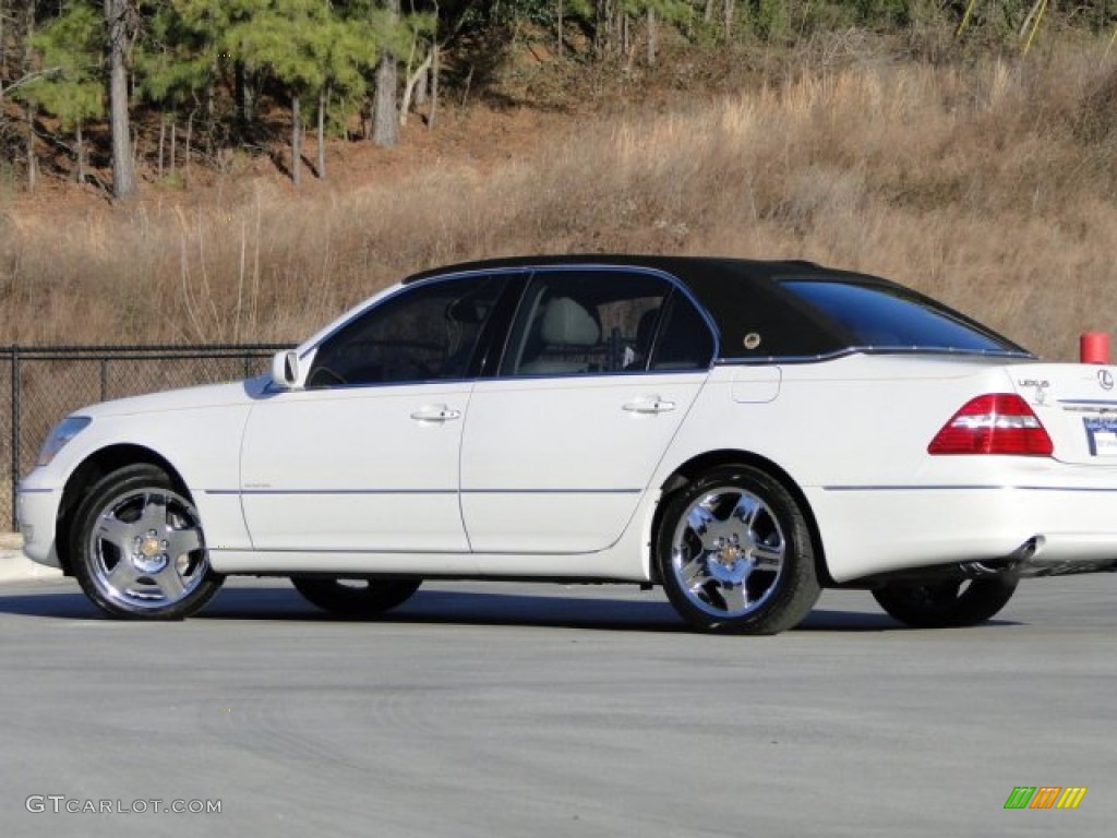 2006 LS 430 - Moonlight Pearl / Ecru photo #34