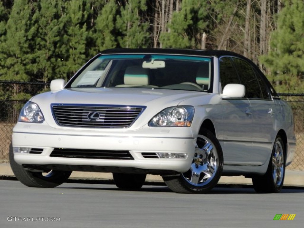 2006 LS 430 - Moonlight Pearl / Ecru photo #35