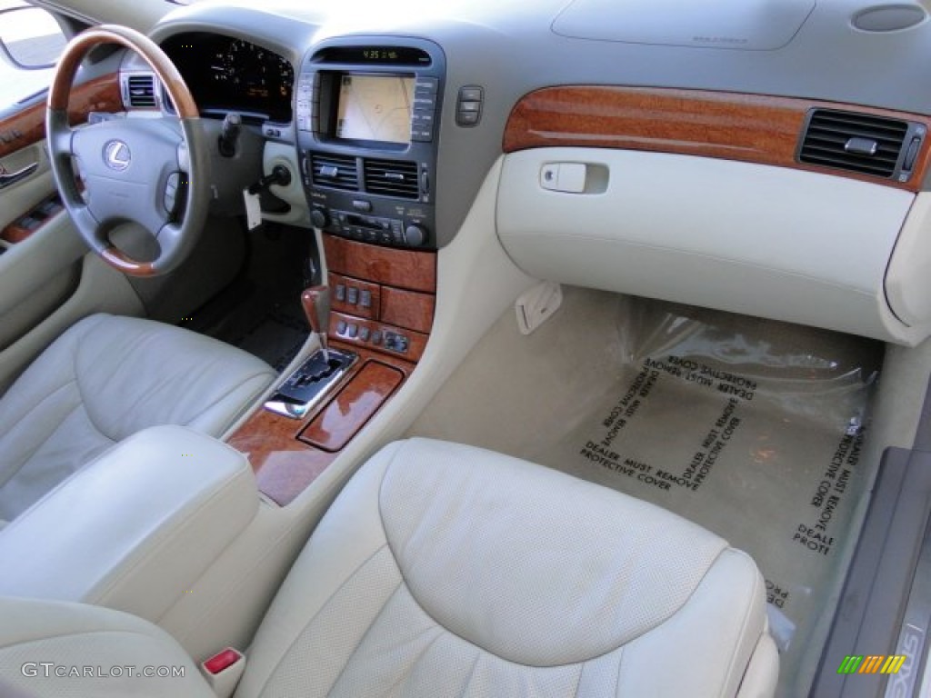 2006 LS 430 - Moonlight Pearl / Ecru photo #42