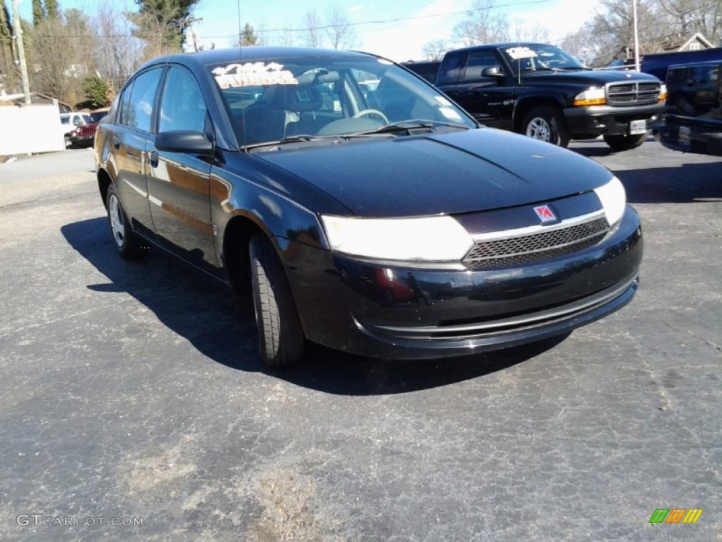 2003 ION 1 Sedan - Black / Gray photo #1