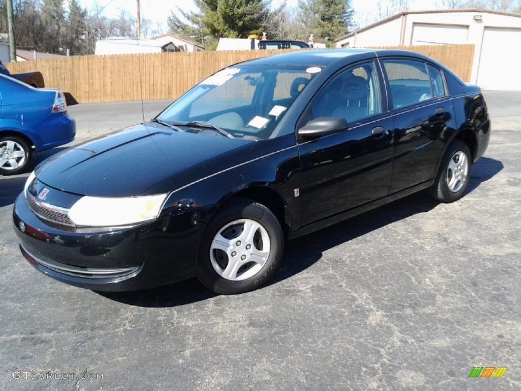 2003 ION 1 Sedan - Black / Gray photo #3