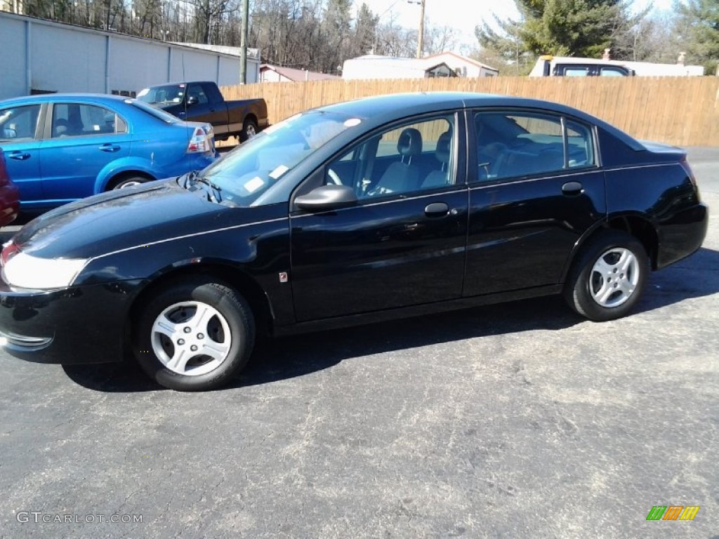 2003 ION 1 Sedan - Black / Gray photo #4