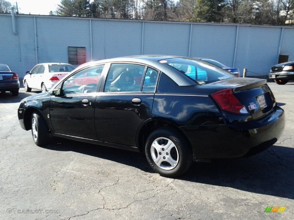 2003 ION 1 Sedan - Black / Gray photo #7