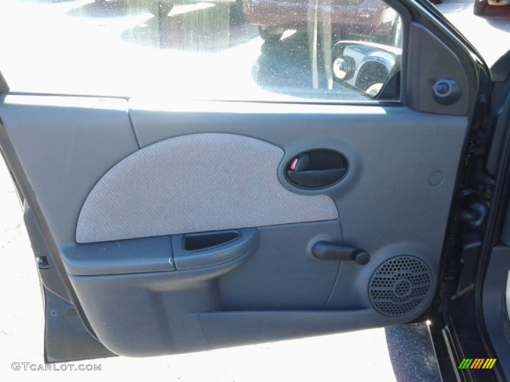 2003 ION 1 Sedan - Black / Gray photo #10