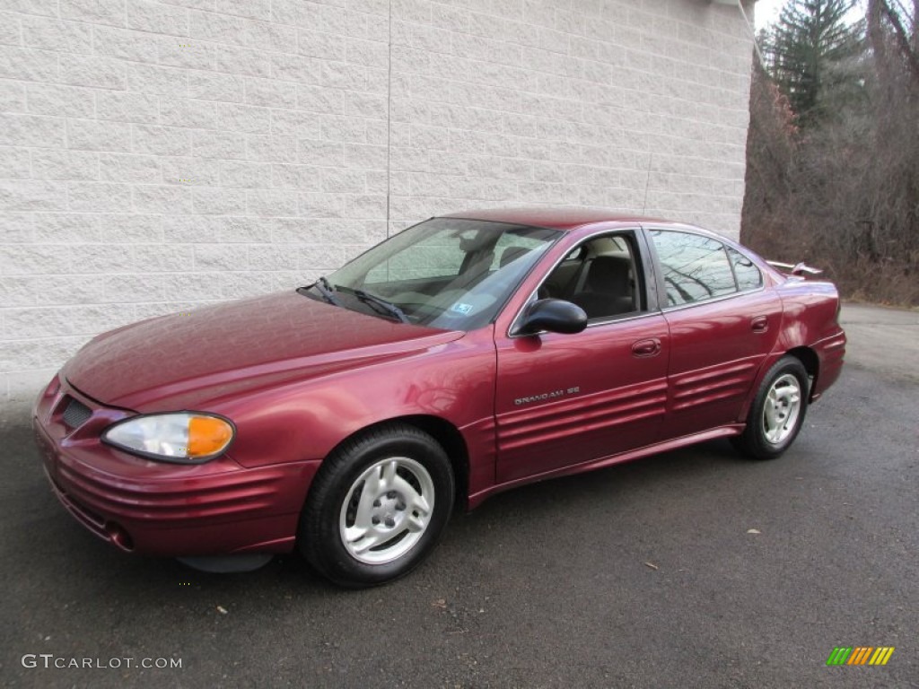 Redfire Metallic 2002 Pontiac Grand Am SE Sedan Exterior Photo #89872381