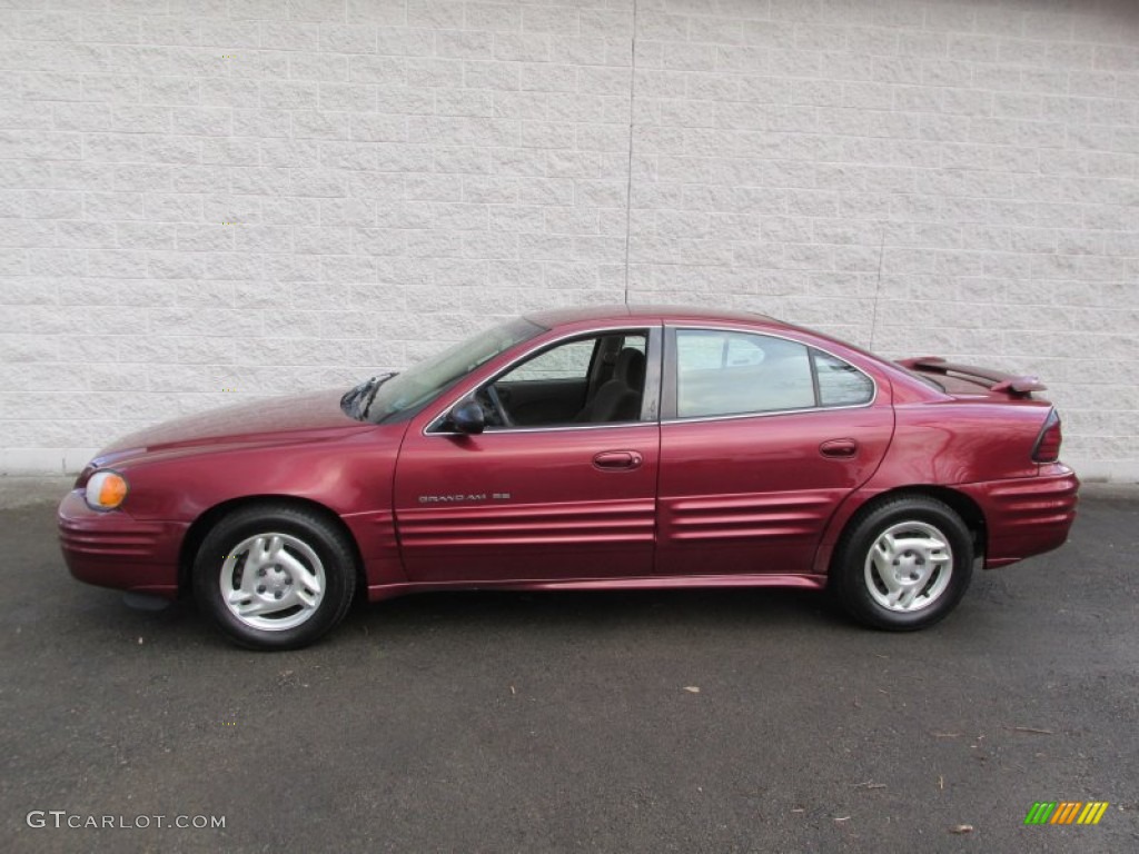 Redfire Metallic 2002 Pontiac Grand Am SE Sedan Exterior Photo #89872402