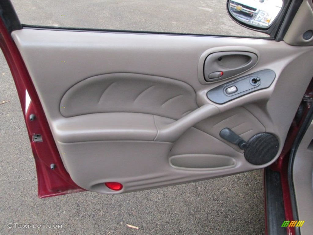 2002 Pontiac Grand Am SE Sedan Dark Taupe Door Panel Photo #89872555