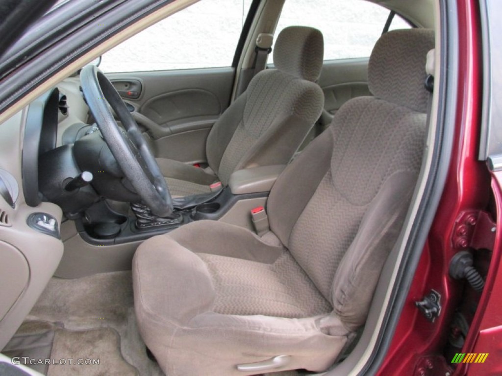 Dark Taupe Interior 2002 Pontiac Grand Am SE Sedan Photo #89872576
