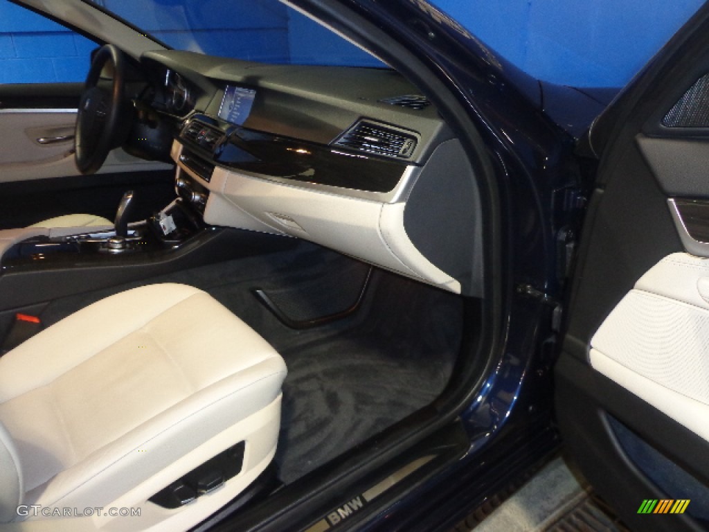 2012 5 Series 528i xDrive Sedan - Imperial Blue Metallic / Oyster/Black photo #28