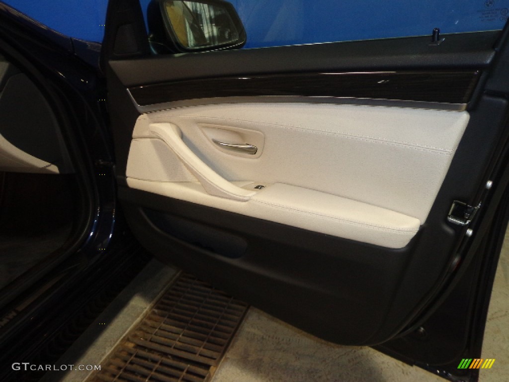 2012 5 Series 528i xDrive Sedan - Imperial Blue Metallic / Oyster/Black photo #30