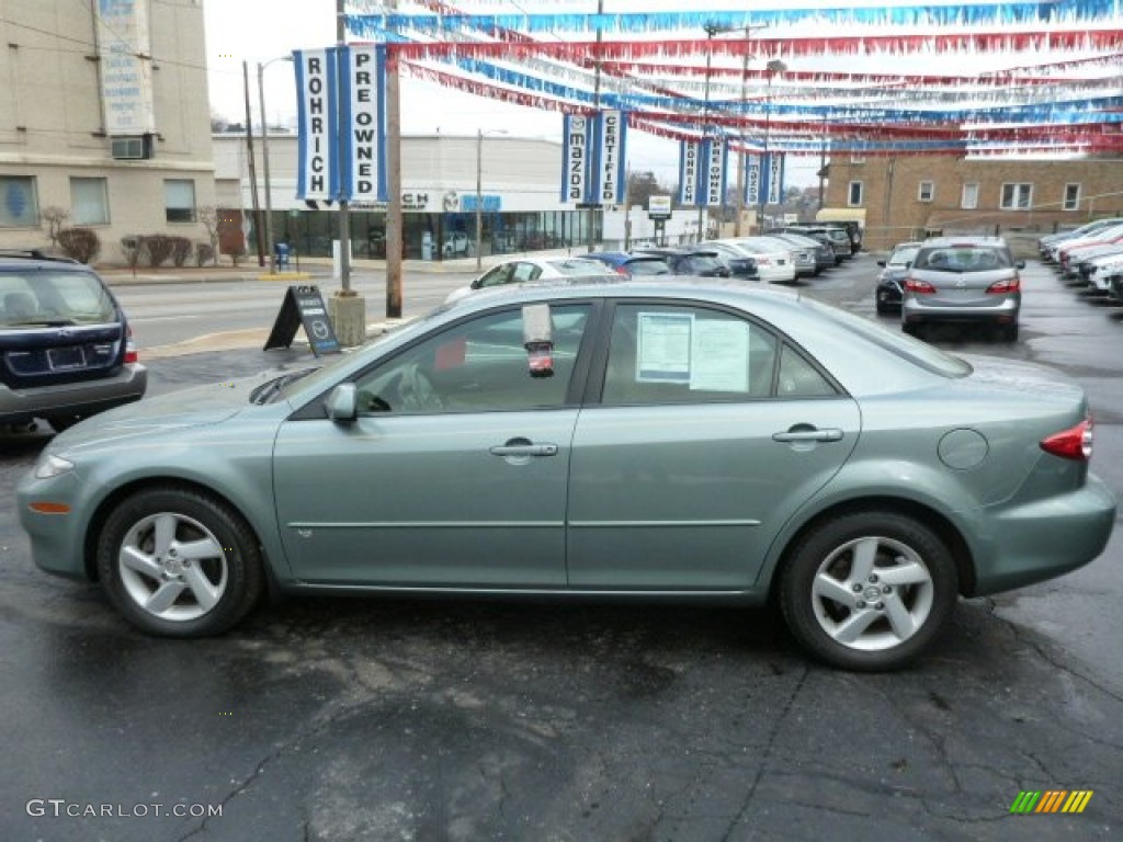 2003 MAZDA6 s Sedan - Sepang Green Metallic / Beige photo #2