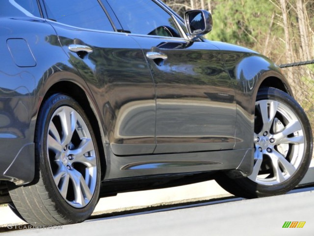 2011 M 37 S Sedan - Storm Front Gray / Graphite photo #9