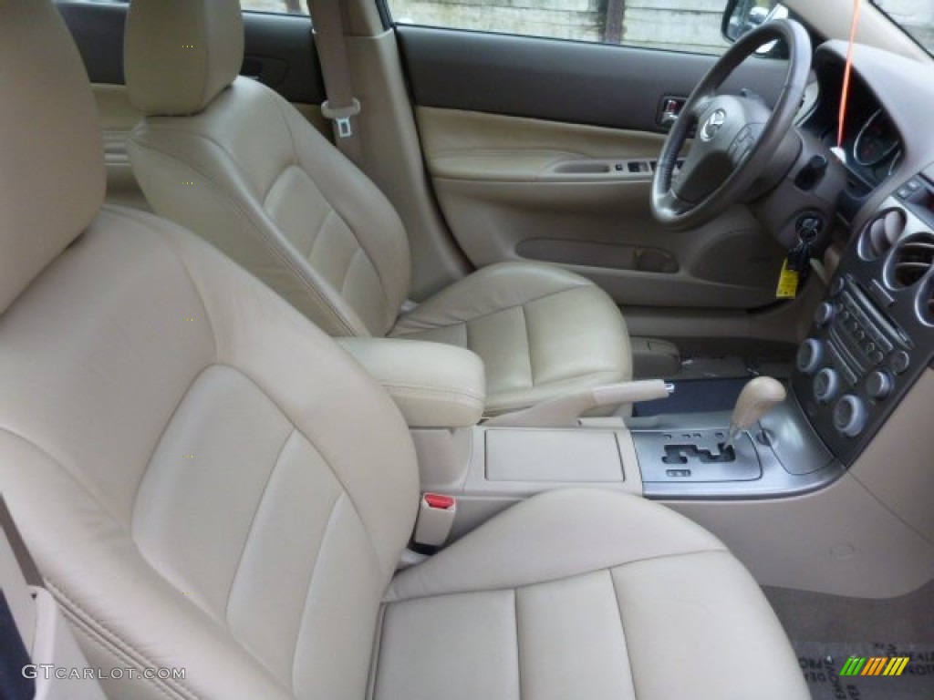 2003 MAZDA6 s Sedan - Sepang Green Metallic / Beige photo #16
