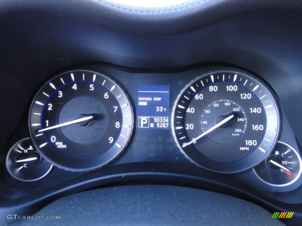 2011 Infiniti M 37 S Sedan Gauges Photo #89874883