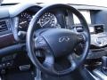 2011 Infiniti M Graphite Interior Steering Wheel Photo