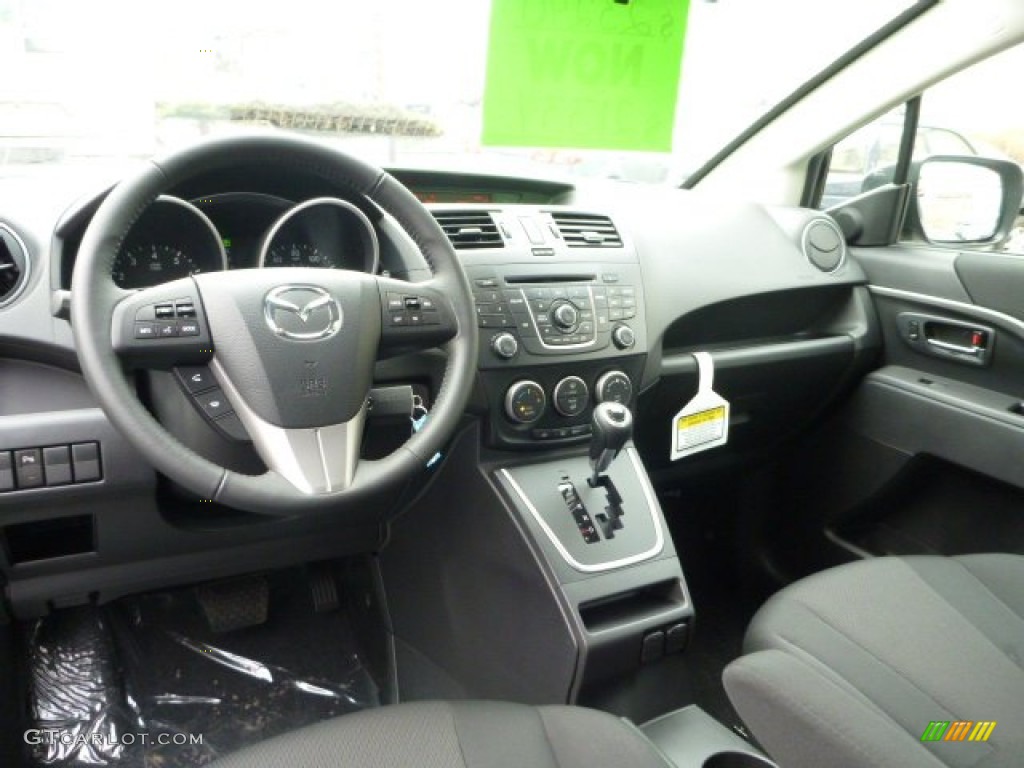 2014 Mazda MAZDA5 Touring Black Dashboard Photo #89875067