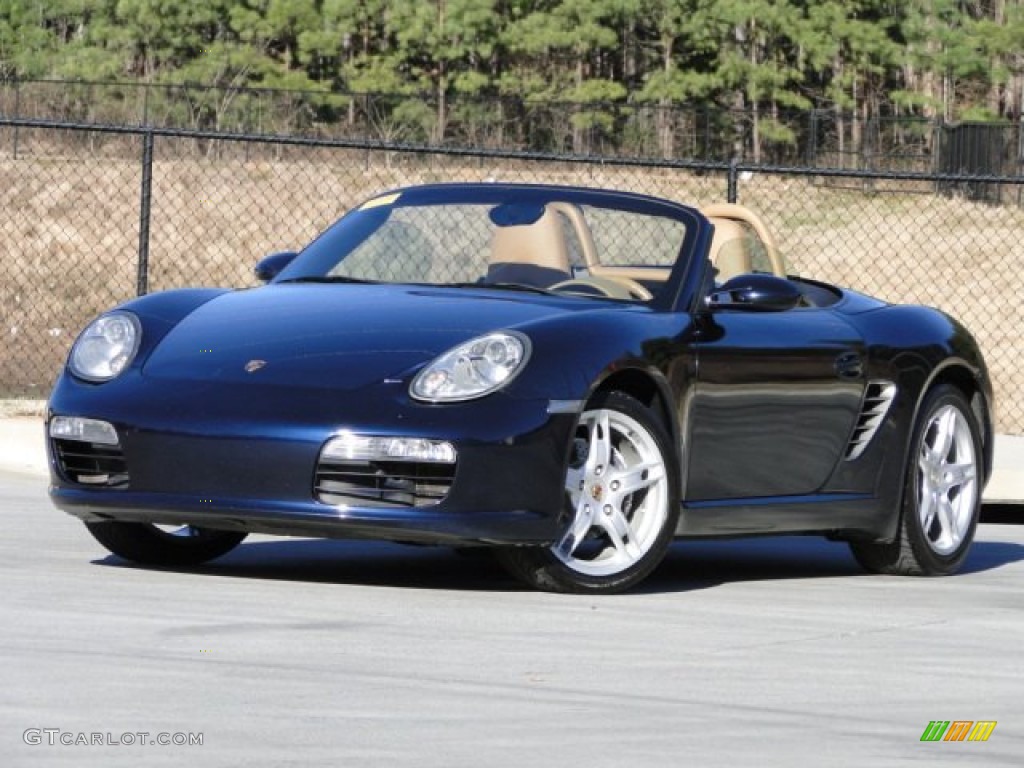 2006 Boxster  - Lapis Blue Metallic / Sand Beige photo #1