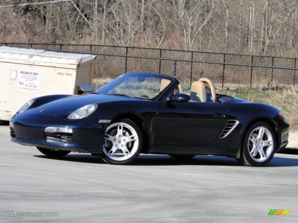 2006 Boxster  - Lapis Blue Metallic / Sand Beige photo #2