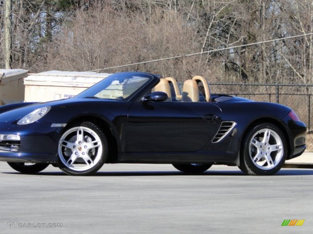2006 Boxster  - Lapis Blue Metallic / Sand Beige photo #3