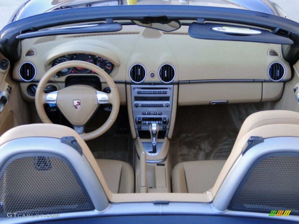 2006 Boxster  - Lapis Blue Metallic / Sand Beige photo #13