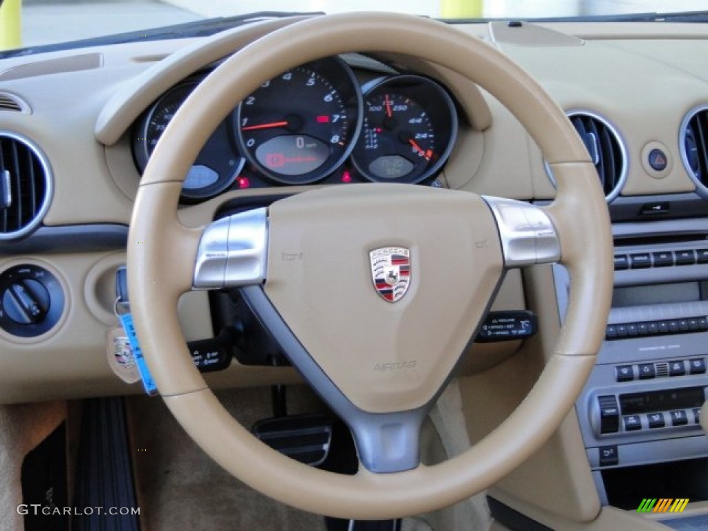 2006 Boxster  - Lapis Blue Metallic / Sand Beige photo #15