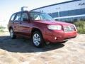 2008 Garnet Red Pearl Subaru Forester 2.5 X  photo #1