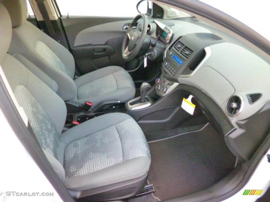 Jet Black/Dark Titanium Interior 2014 Chevrolet Sonic LS Sedan Photo #89876356