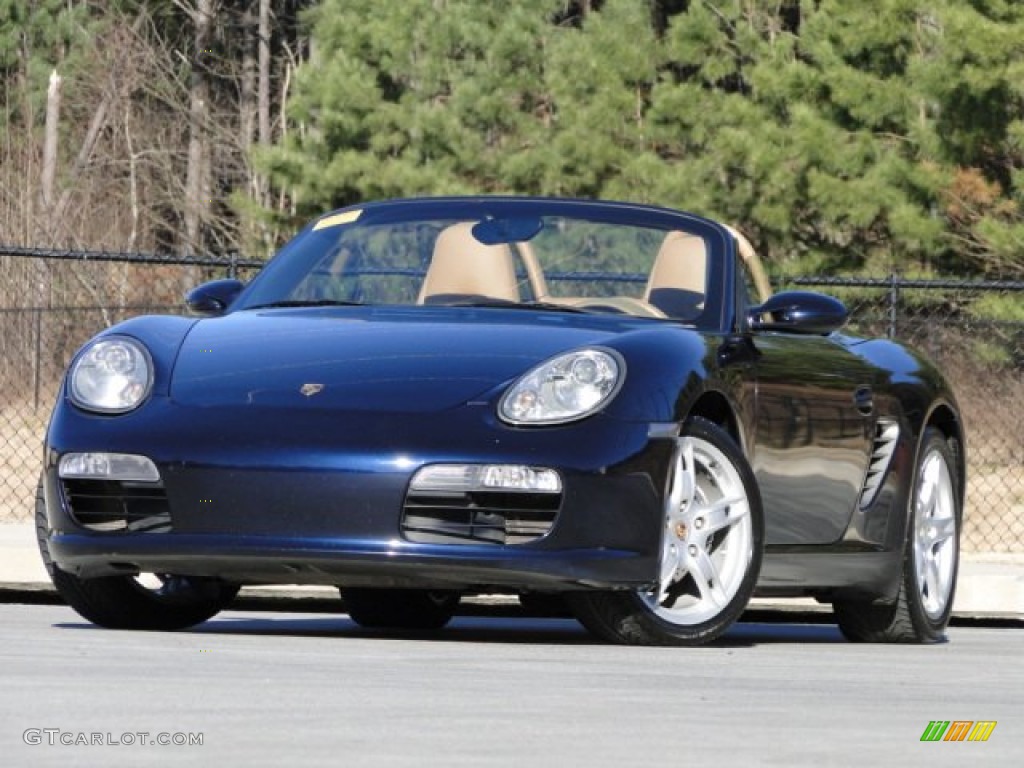 2006 Boxster  - Lapis Blue Metallic / Sand Beige photo #31