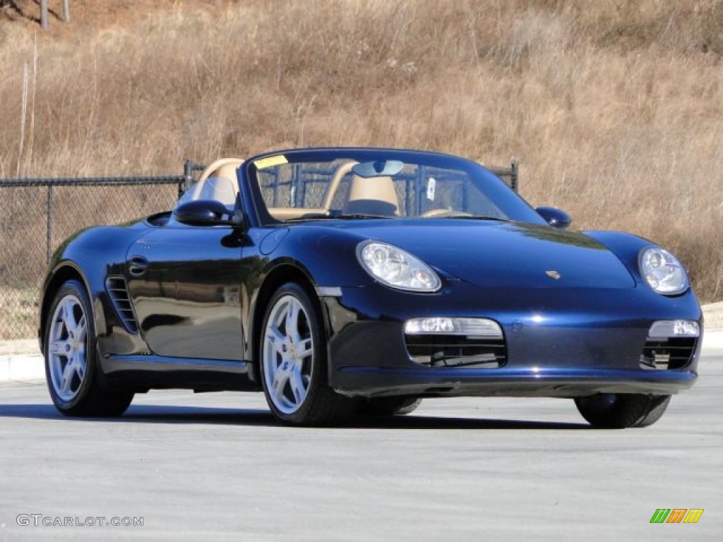2006 Boxster  - Lapis Blue Metallic / Sand Beige photo #34