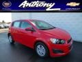 Red Hot 2014 Chevrolet Sonic LT Hatchback