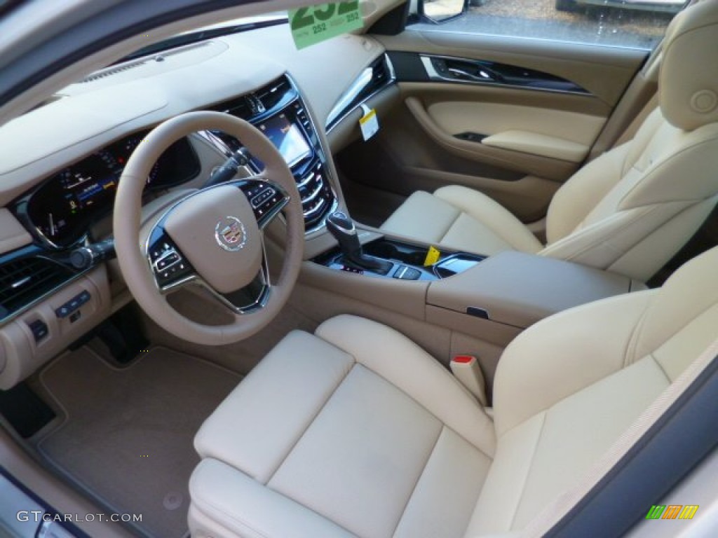 Light Cashmere/Medium Cashmere Interior 2014 Cadillac CTS Performance Sedan AWD Photo #89877283