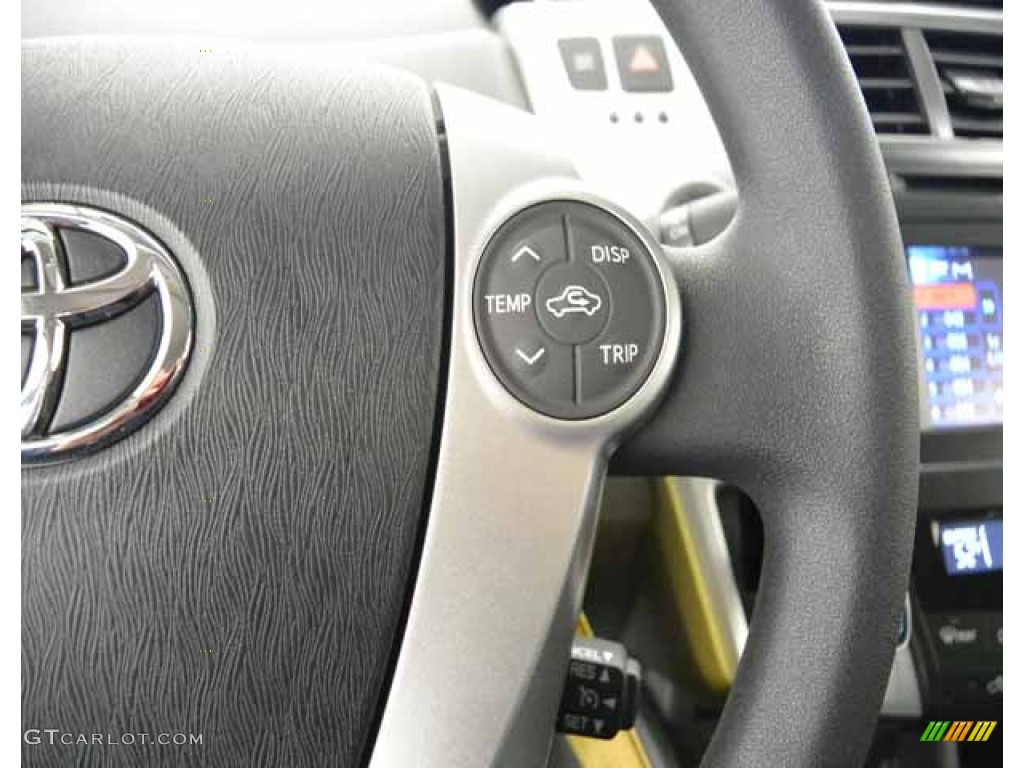 2014 Prius v Three - Black / Dark Gray photo #30