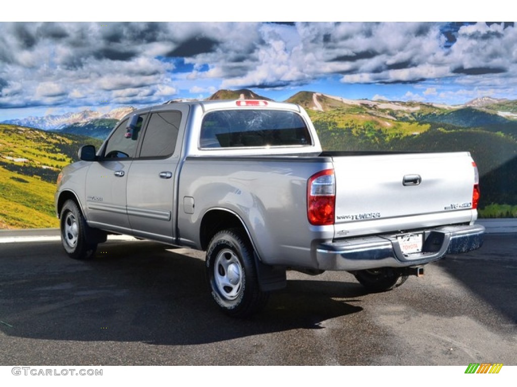 2005 Tundra SR5 Double Cab 4x4 - Silver Sky Metallic / Dark Gray photo #7