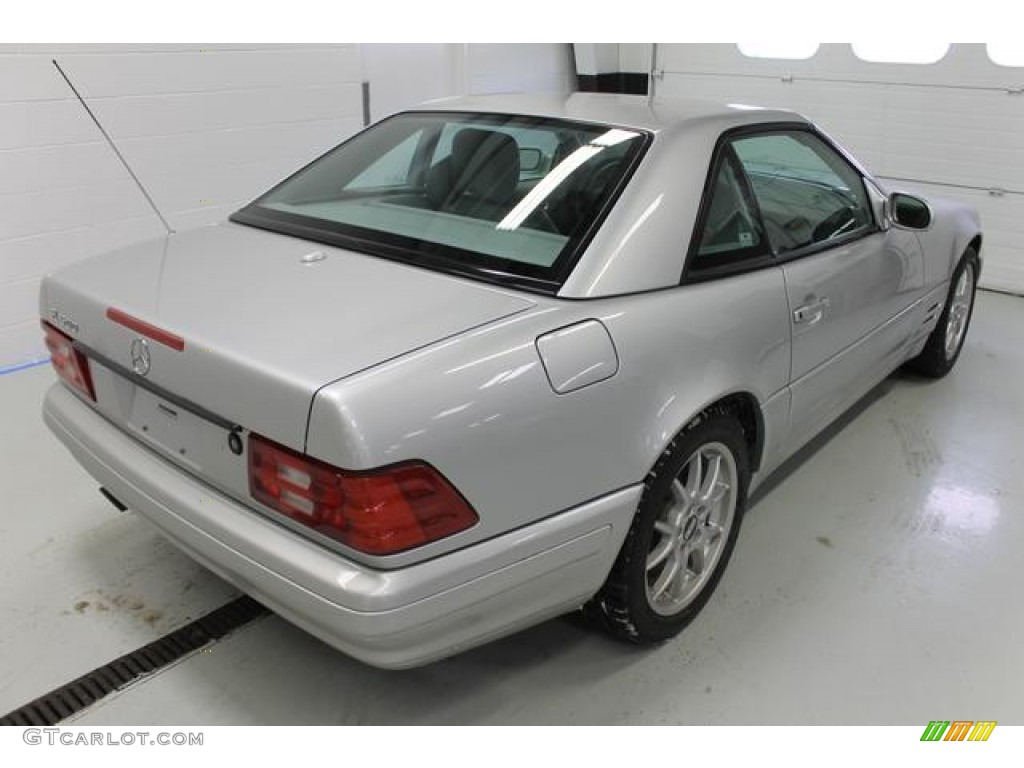Brilliant Silver Metallic 2000 Mercedes-Benz SL 500 Roadster Exterior Photo #89878789