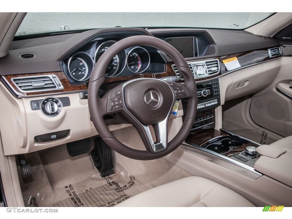 2014 E E250 BlueTEC Sedan - Diamond White Metallic / Silk Beige/Espresso Brown photo #5