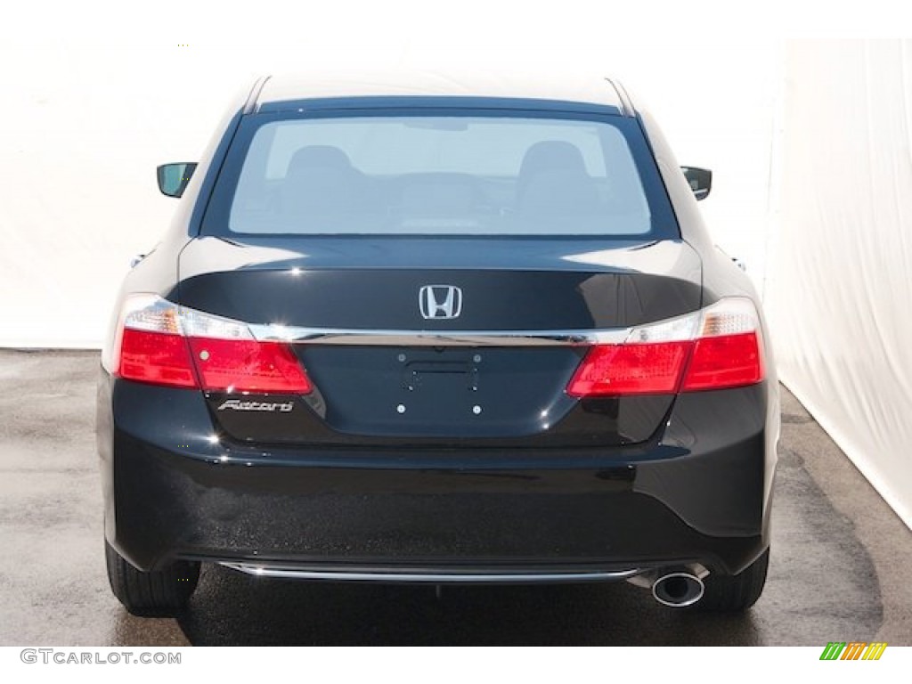 2014 Accord LX Sedan - Crystal Black Pearl / Black photo #6