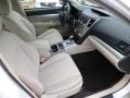 Ivory 2013 Subaru Legacy 2.5i Premium Interior Color