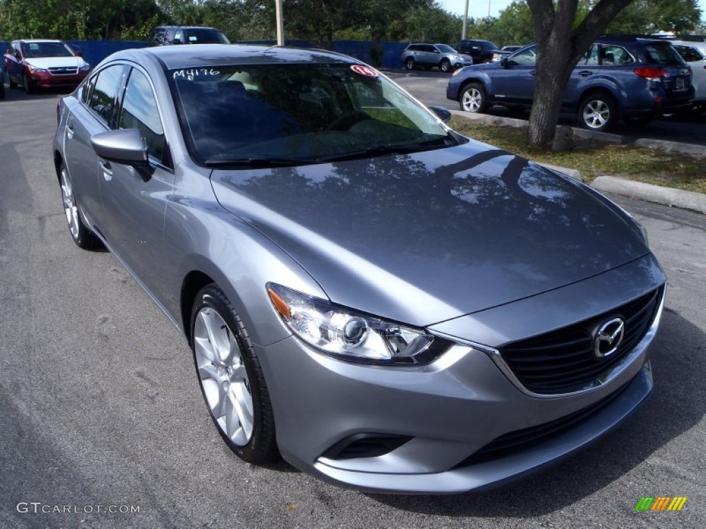 2014 MAZDA6 Touring - Liquid Siver Metallic / Black photo #1