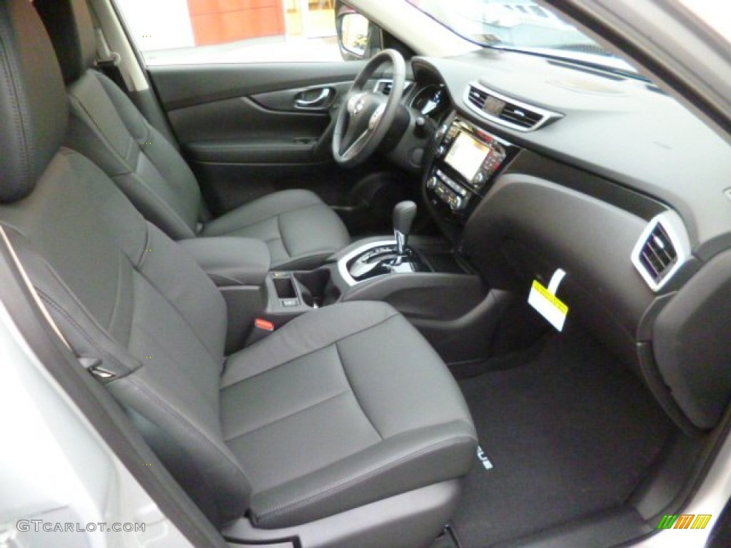 Charcoal Interior 2014 Nissan Rogue SL AWD Photo #89884840