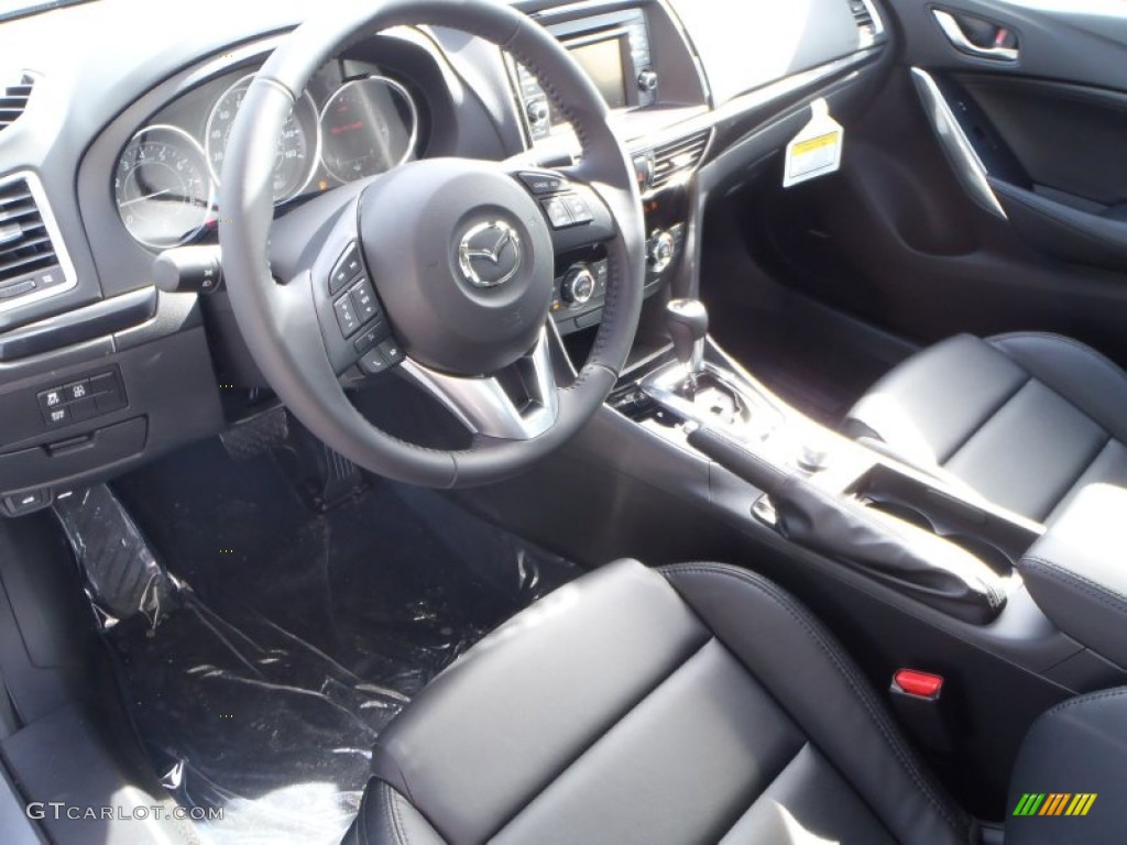 Black Interior 2014 Mazda MAZDA6 Touring Photo #89884900