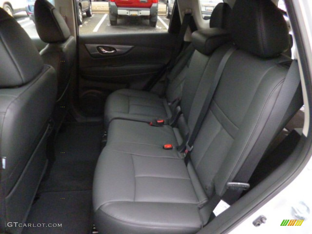 Charcoal Interior 2014 Nissan Rogue SL AWD Photo #89884906